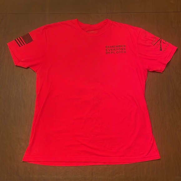 🇺🇸 👕 Grunt Style “R.E.D.” red L mens T-shirt 🇺🇸 - Picture 4 of 8